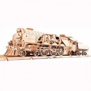 Express Tren de Vapor Puzzle 3D